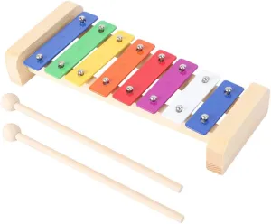 Preschool Percussion with Eight-note Plate Xylophone Instrument Early Education Babies for Xylophone Music 1pc interact Wooden Percussion 