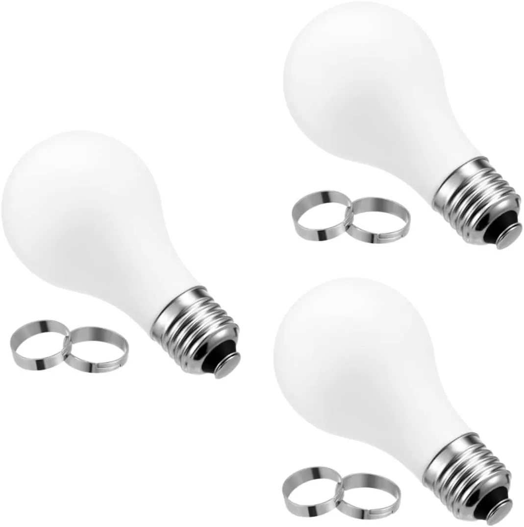 Props Magical Tricks Lamp Magical Tricks Light Plastic Magical Trick Toy Magician Illusions Magical detect league spy companion yoke slope Props Magical Tricks Lamp Close Up LED Glow Tricks Bulb Toy Gadpiparty 3 Pcs Magical Light Bulb 