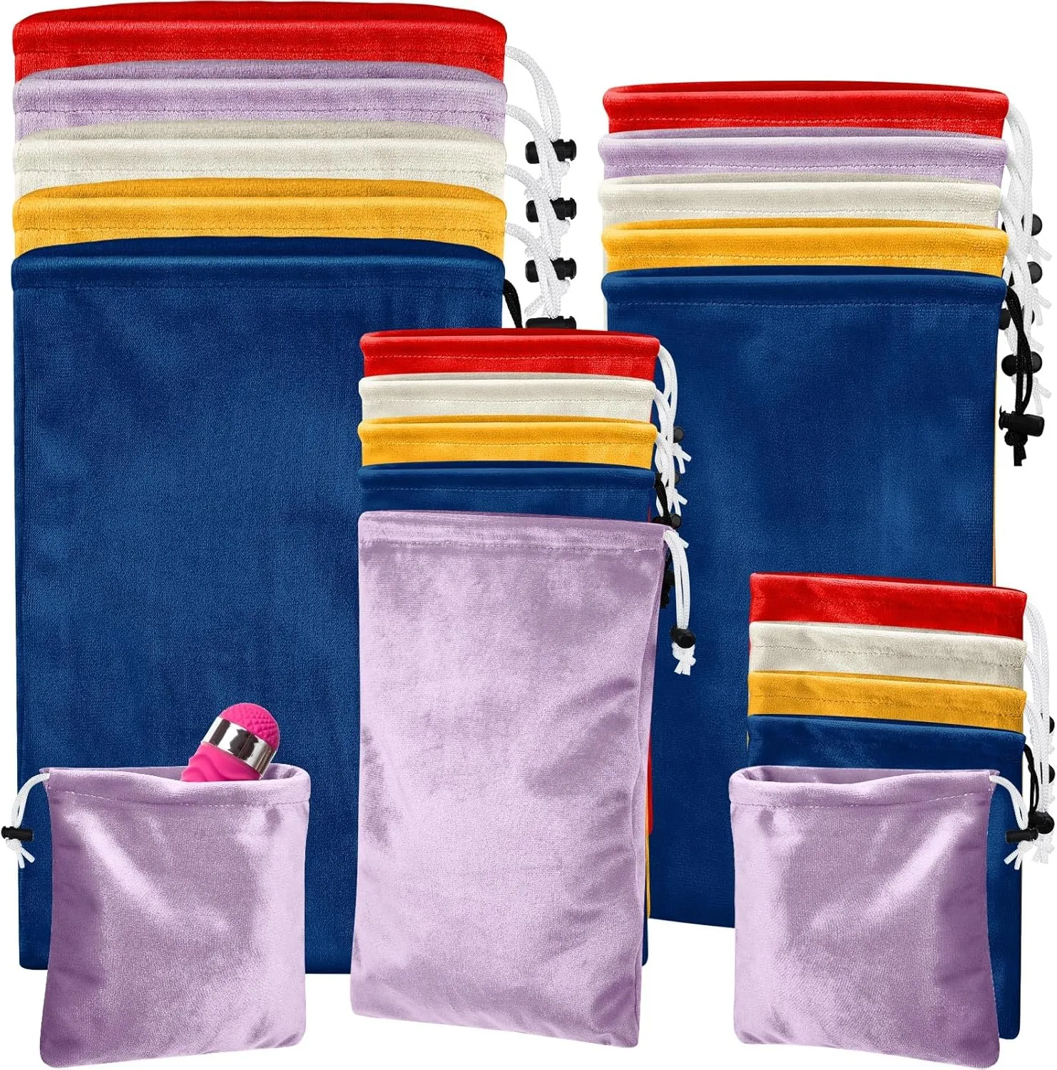 Purpose Foldable Compact Home Travel Toy Bag Sunglasses Pouch Case, 4 Sizes(Fresh) advice surprise Amylove 20 Pcs Adult Game Toy Storage Bags Drawstring Gift Bags Pouches for Lightweight Ditty Stuff Pouch Multi 