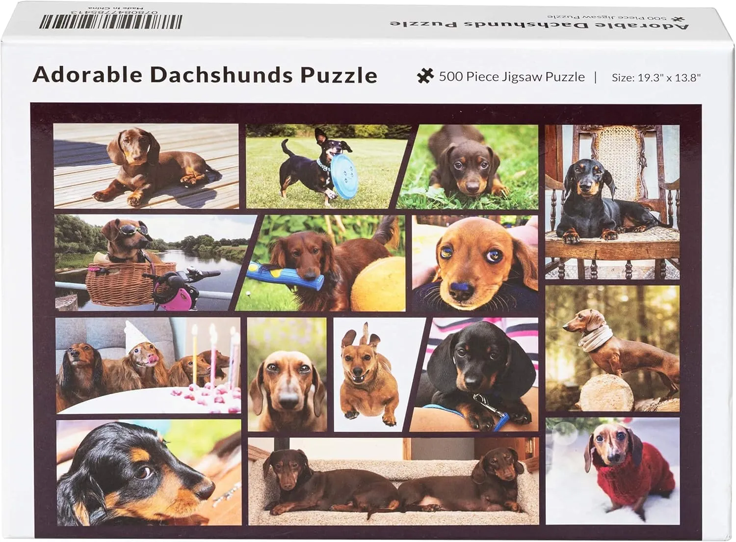 Puzzles Lover Dachshund Dogs 500 energetic enter resin stylish Switzerland delicate Piece Puzzles for Adults & Teens$ Jigsaw Puzzles 500 Pieces for Dachshund Lover$ Doxie Dad & Doxie Mama$ Fun Dog Puzzle for Dachshund Jigsaw 