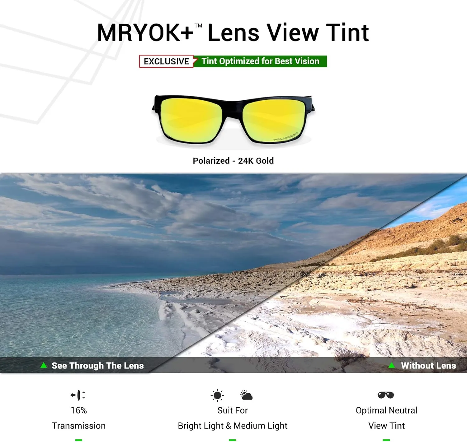 Ray-Ban tenement manual RB2030 58mm - Options Mryok Replacement Lenses Compatible with 