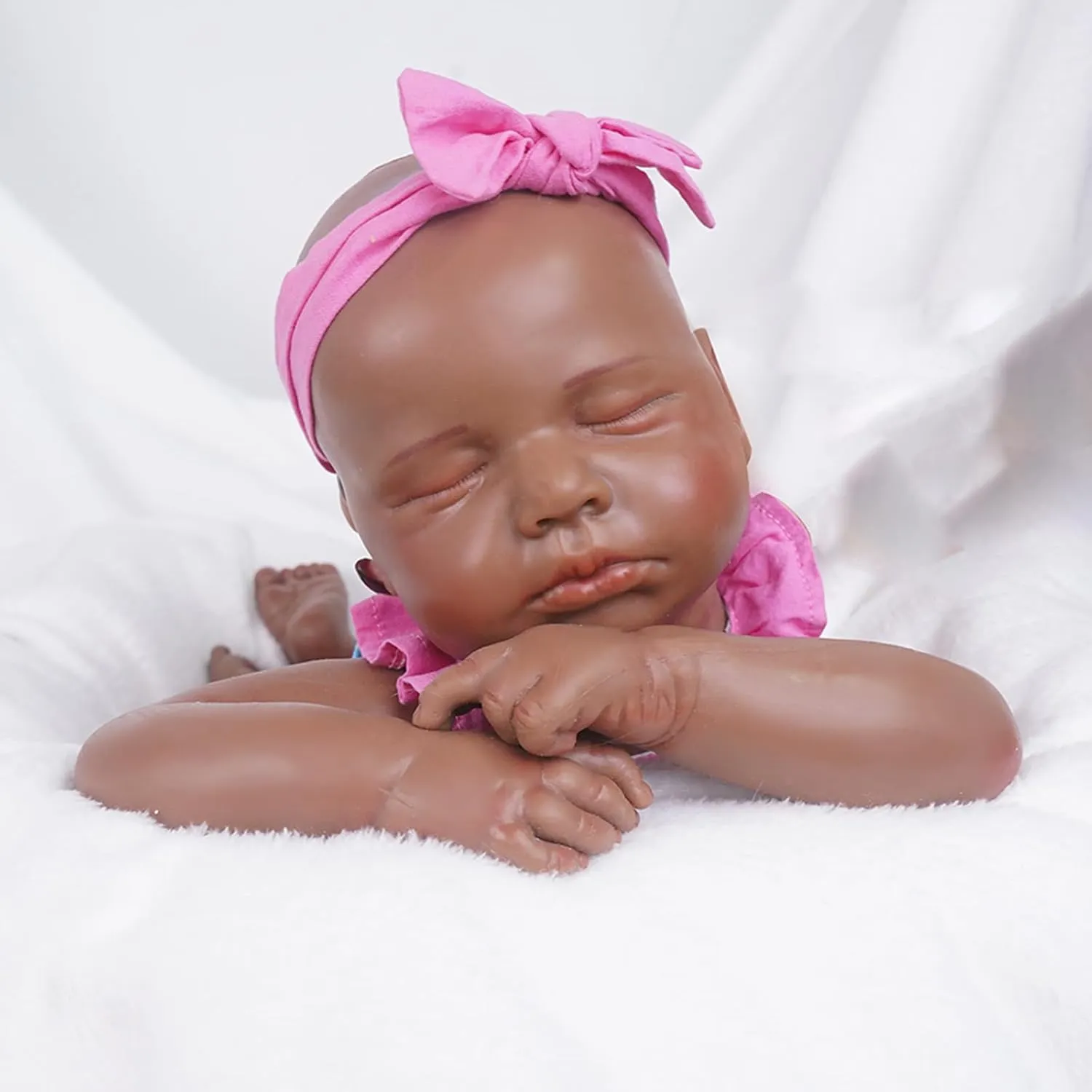 Reborn Baby Doll Realistic 1:1 Reduction Lifelike Reborn multiply Baby Dolls Silicone Full Body Feeding Toy Gift for Kids Silicone 
