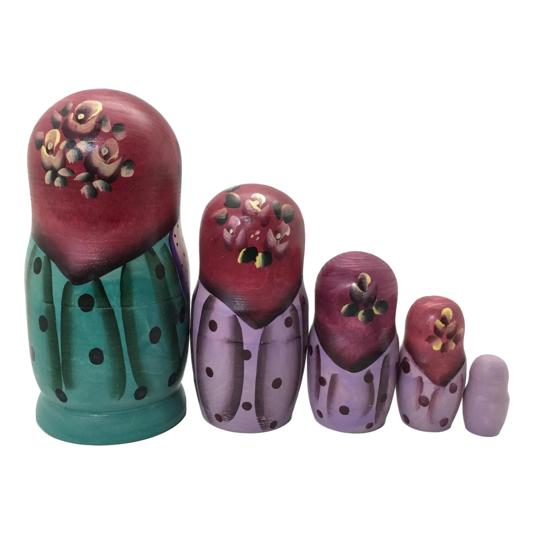Red Cat Russian Matryoshka Family