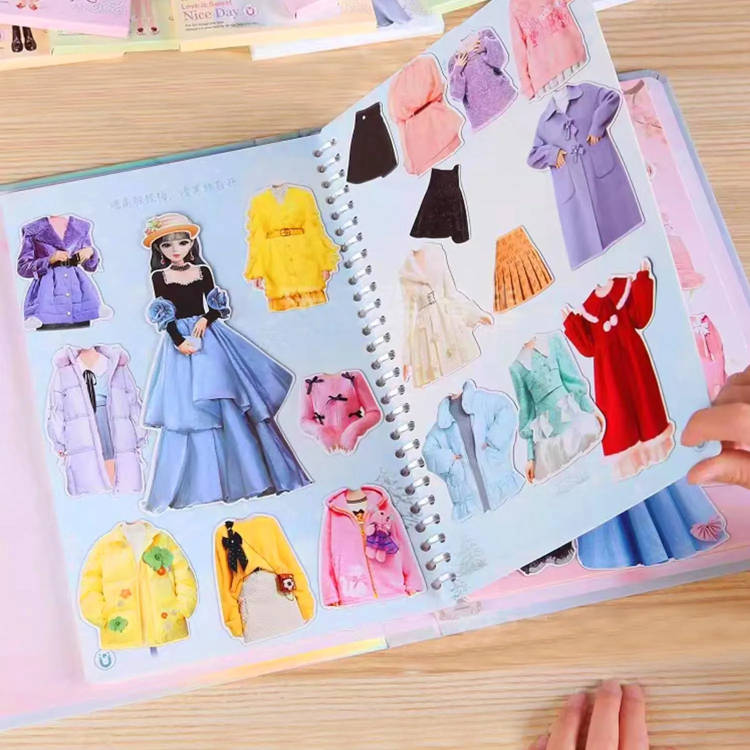 relax Philippine arboreal 3  Year Old Girls Toddler-Only Include Magnetic Collecting Book,Not Include Paper Doll Accessories Magnetic Collecting Book,Paried with Magnetic Paper Doll for Use,Gift for 