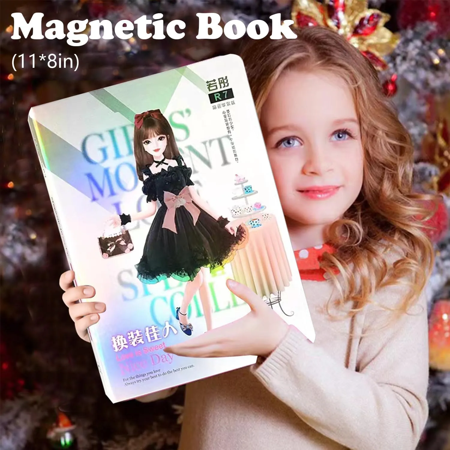 relax Philippine arboreal 3  Year Old Girls Toddler-Only Include Magnetic Collecting Book,Not Include Paper Doll Accessories Magnetic Collecting Book,Paried with Magnetic Paper Doll for Use,Gift for 