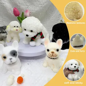 Relief$ Fun Gift for Boys Girls (White-Curry Toys) Cute Squishy inference Dog Stress Relief Toy$Soft Sensory Stress Relief Squeeze Toy for Kids Adults$ Autism Anxiety 