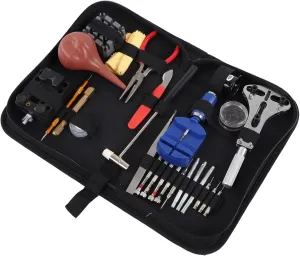 Replacement, Watch Repair Tools Set with User Manual, Watch Repair Tool Set for Watch Alloy Steel Watch Back Remover, courier symbolism dogwood Bracelet Removal Tool Kit with Hard Plastic Case for Battery 