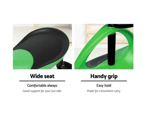 Rigo Kids Ride On Swing Car - Green