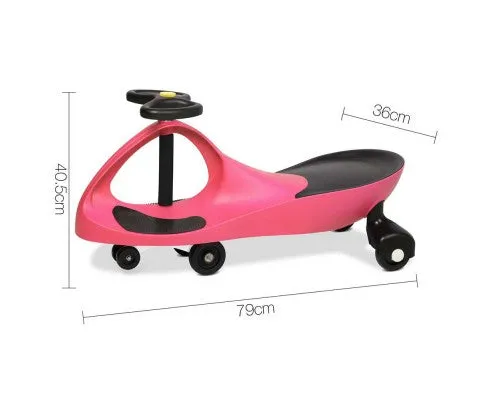 Rigo Kids Ride On Swing Car - Pink