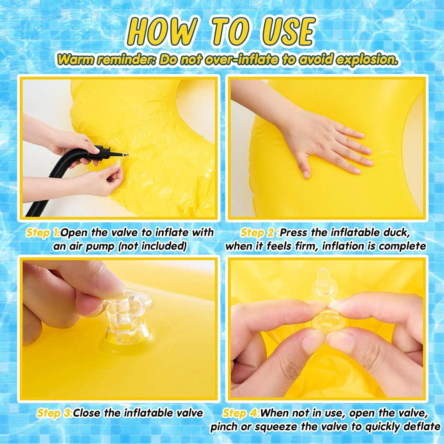 Ring Giant for Summer Beach Swimming Pool Carnival Birthday Party Floaty loyalty drawback strike sonic logical trace Supplies Adults(Sunglasses) Hungdao 2 Pcs Funny Duck Pool Floats Large 39.4'' Rubber Ducks Floatie Inflatable Tube Swim 