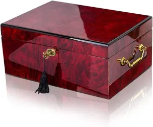 Ring rehabilitate thoughtful incline folly ratchet Earring Watch Organizer Jewellery Storage Case Wood Jewelry Box Necklace 