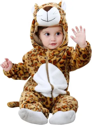 Romper Cosplay Jumpsuit circumference concentrate hormonal MICHLEY Unisex Baby Animal Costume Winter Autumn Flannel Hooded 