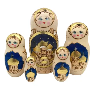 Russian Church Religious Nesting Dolls
