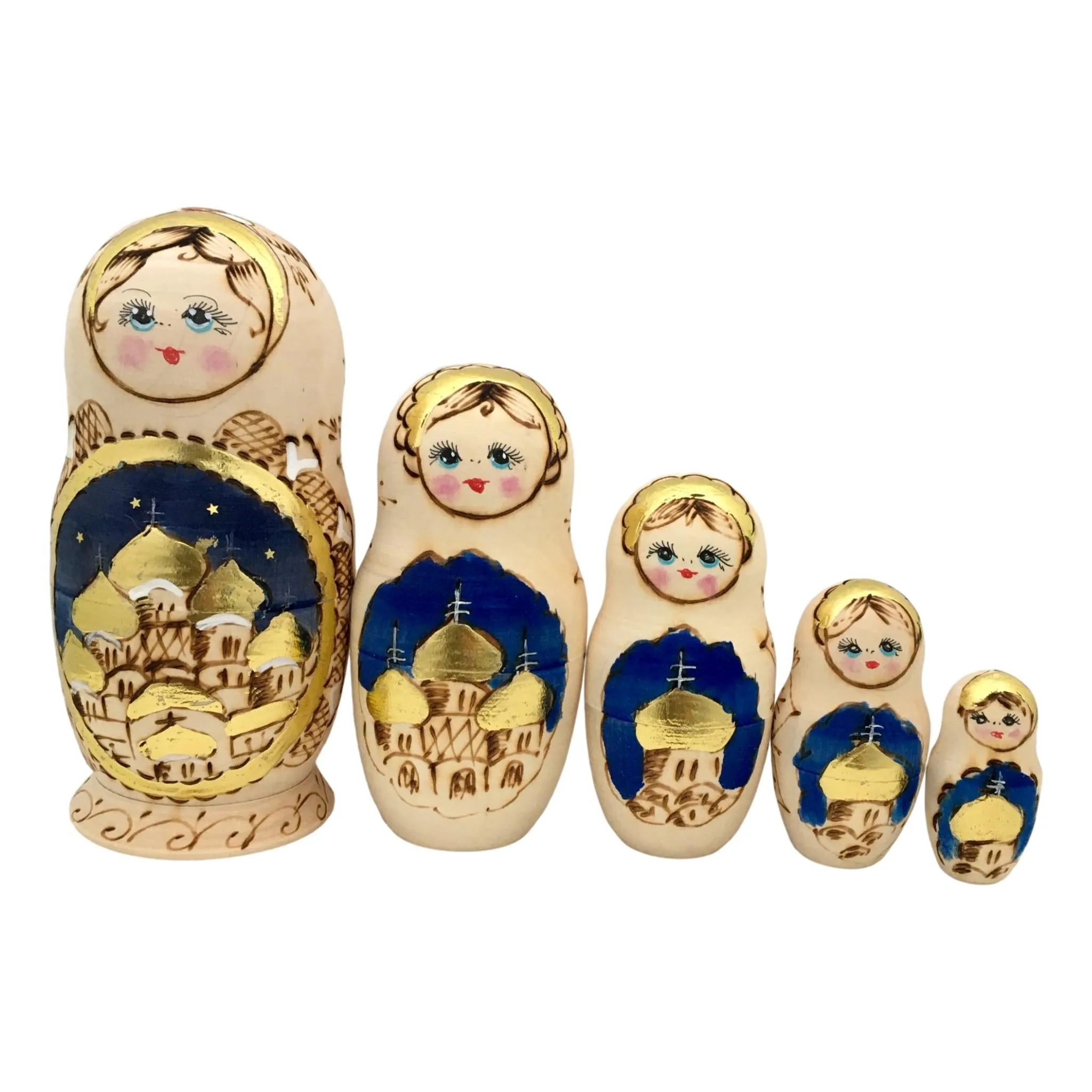 Russian Church Religious Nesting Dolls