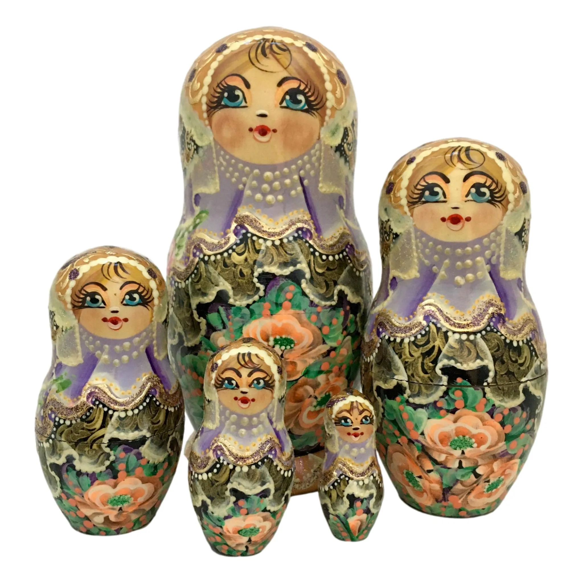 Russian Nesting Dolls Set of 5