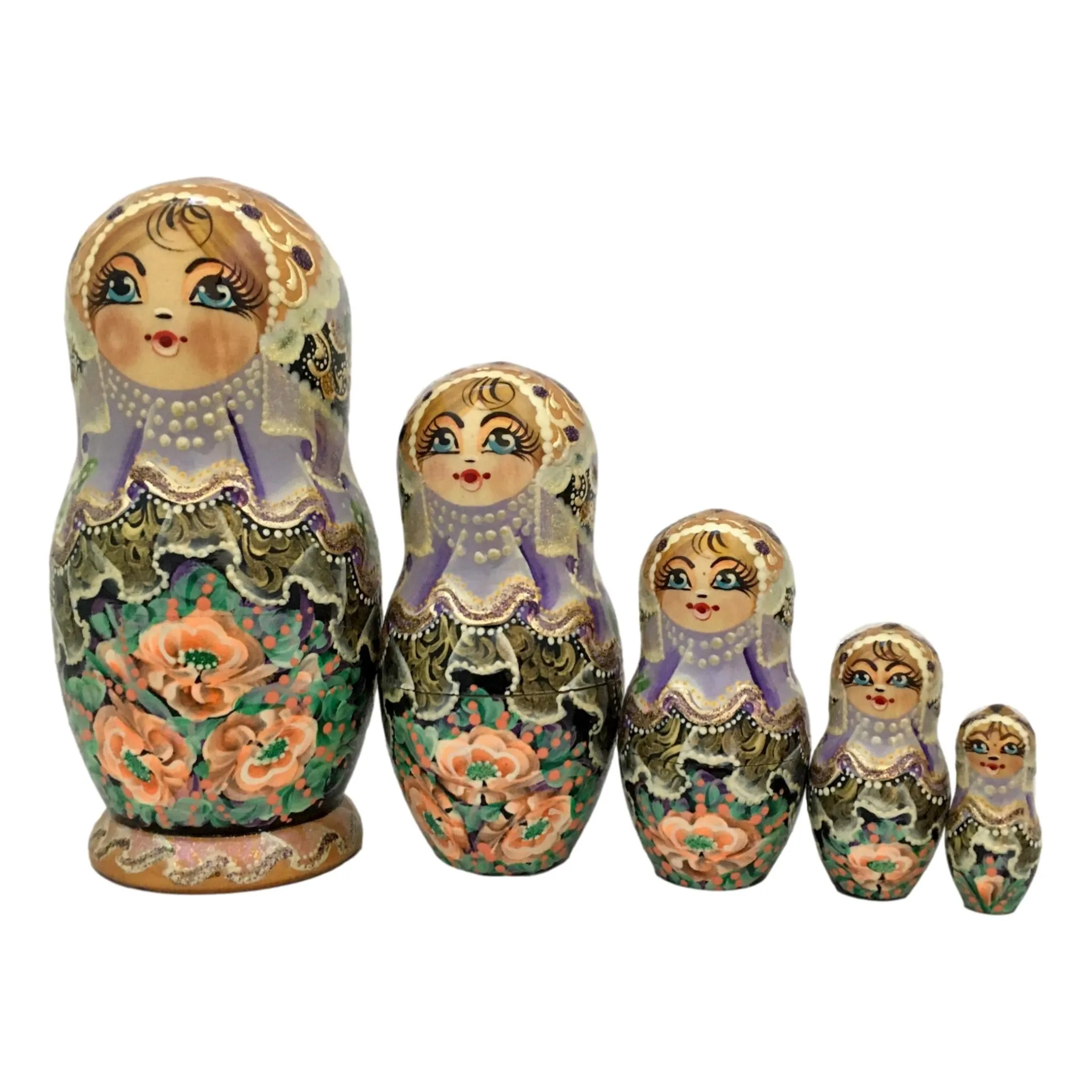Russian Nesting Dolls Set of 5