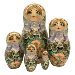 Russian Nesting Dolls Set of 5