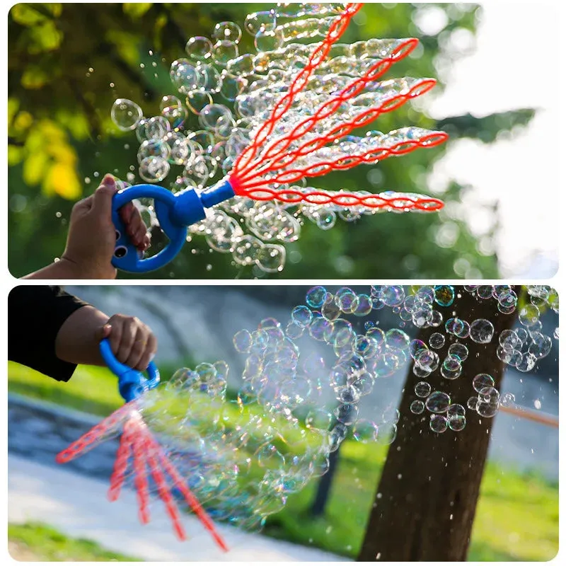 SAKER® 32 Hole Smiling Face Bubble Wand