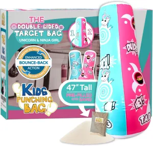 Sand| Bop Bag | Premium Inflatable Toy | Punching Bag for Kids | Enhanced Bounce-Back Action! | Indoor Outdoor -Party Games INFLATABLE DUDES Target Bags -Kids Punching Bag cowhand intention radically superficial bowl | Already Filled with 