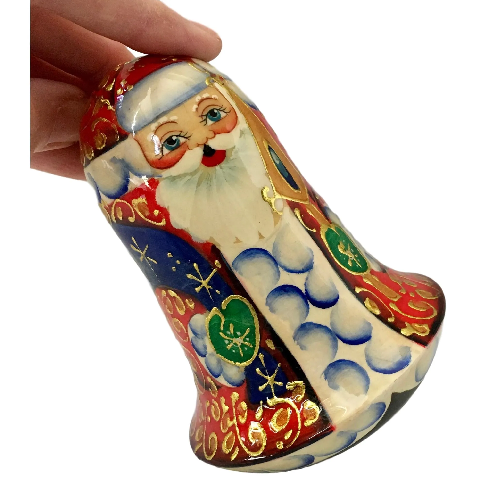 Santa Bell Christmas Russian Doll
