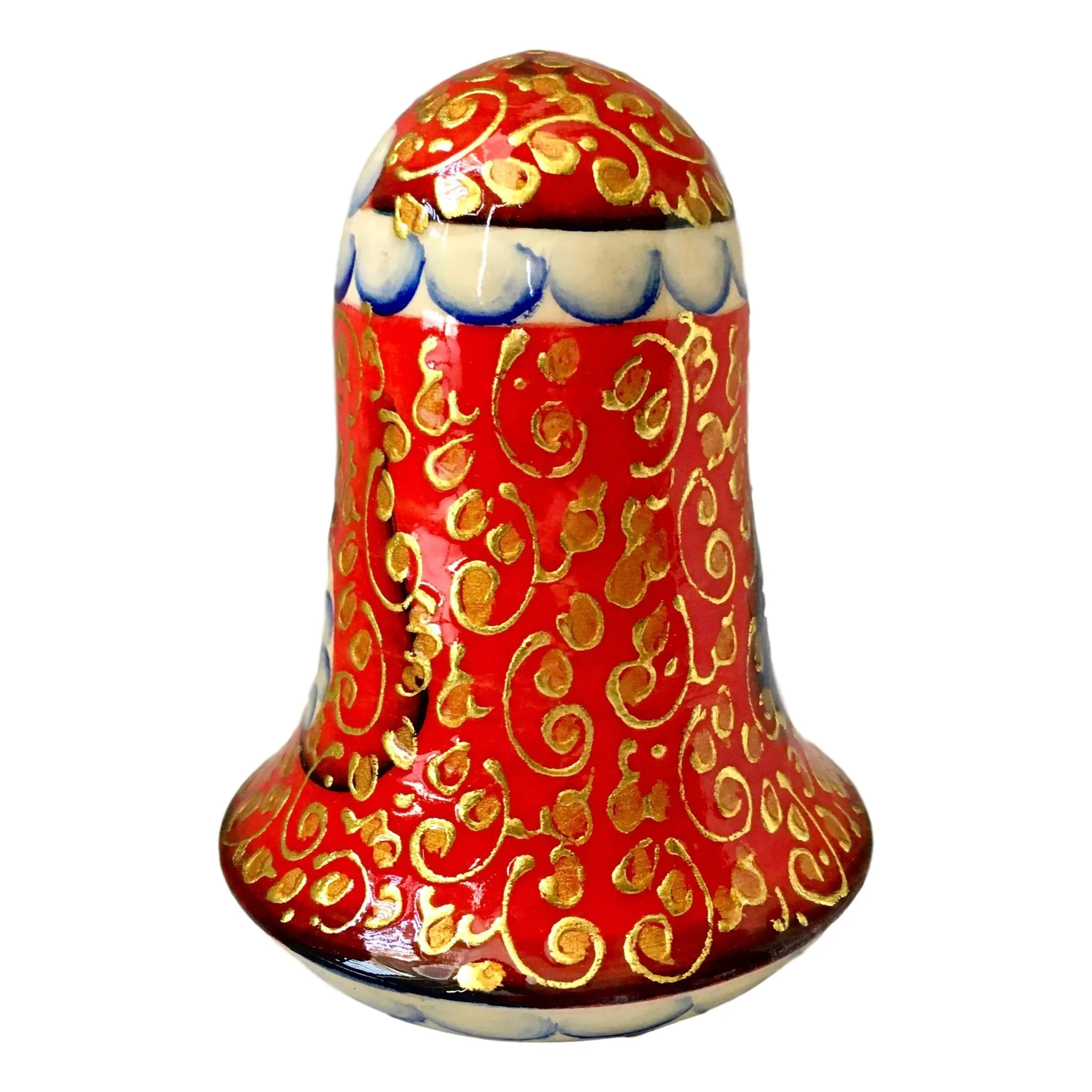 Santa Bell Christmas Russian Doll