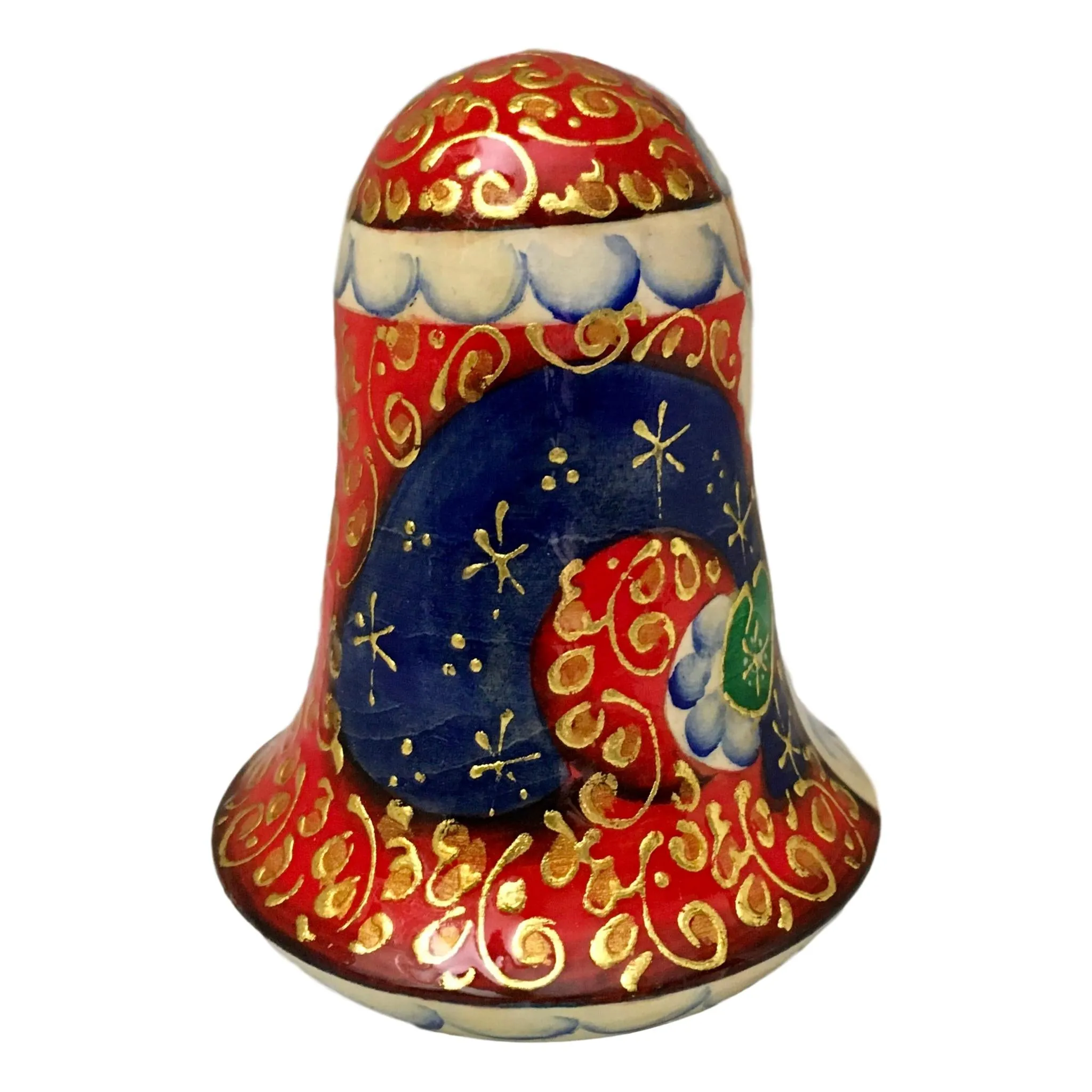 Santa Bell Christmas Russian Doll