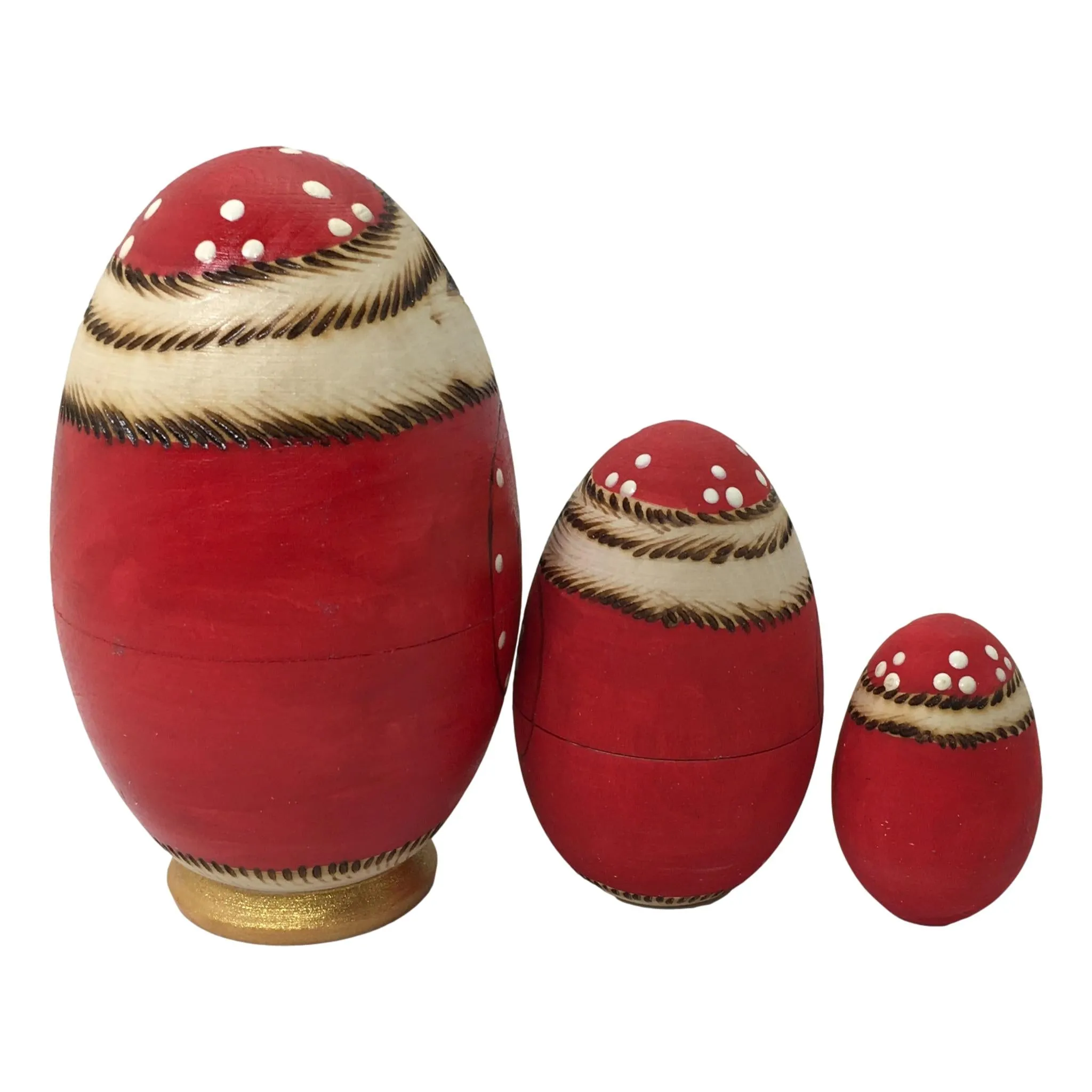 Santa Nesting Set / Egg Shape