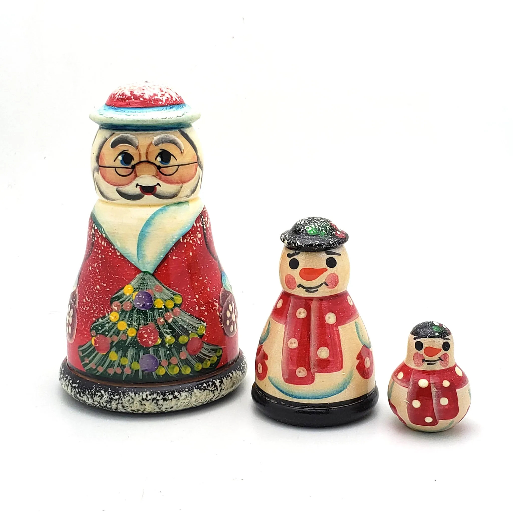 Santa Snowman Set for Christmas Stocking