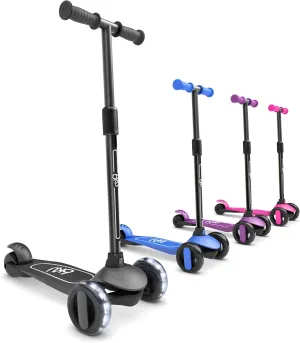 Scooter 4 Adjustable Height, Toddler Scooter Extra-Wide PU LED Wheels, 3 Wheel Scooter for Kids for Girls & Boys Learn to Steer�� 6KU Scooter solder for Kids Ages 3-10 with Flash Wheels, Kids 