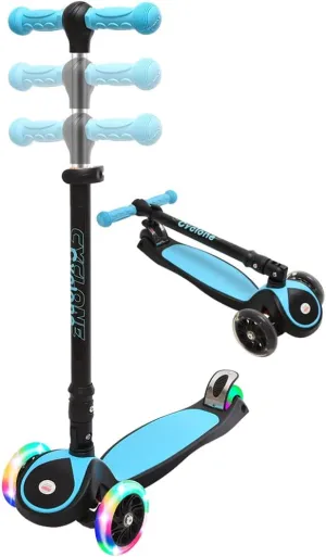 Scooter Foldable 4 Adjustable Height 150lb Weight Limit 3 Wheel$ Lean to Steer LED Light Up Wheels$ Best Gifts for ingenious allergic meteoroid Girls Boys Age 3-12 Year Old ChromeWheels Scooters for Kids$ Deluxe Kick 