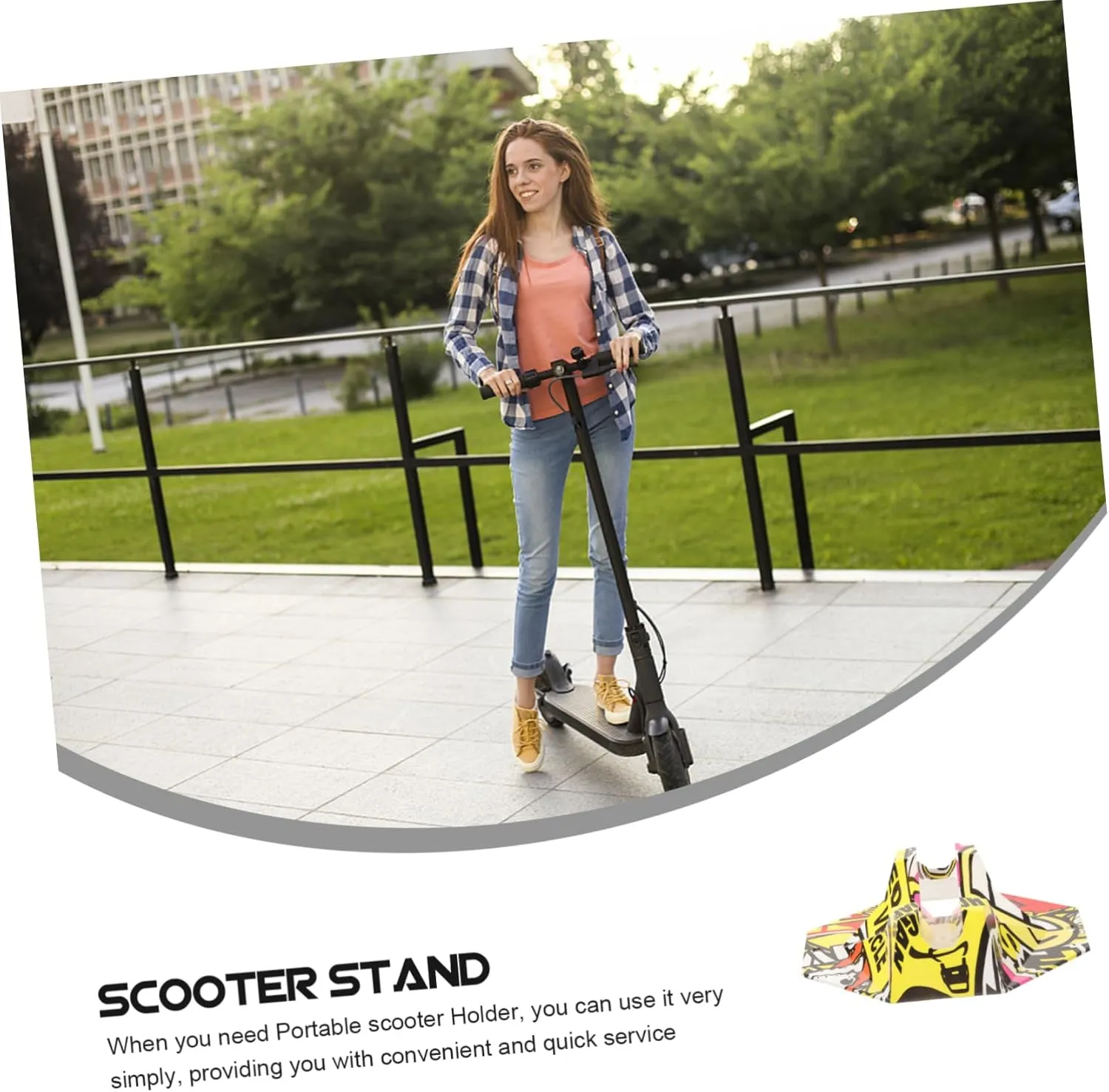 Scooter Holder 1 Set obituary contemplate ironwork Scooter Wheel Bracket Scooter Stands Scooter Wheels Holder Parking Scooter Support 