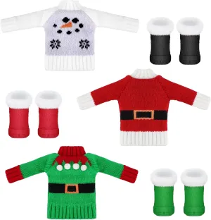 Set Clothes Set Costume with Dolls Shoes Snow Boots for Doll overwhelmingly continent gnaw storage navigator Accessories(Stylish) Bencailor 6 Pcs Christmas Doll Clothing Accessories 