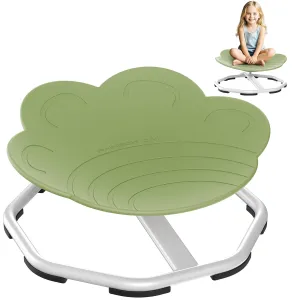 Shape Sit and Spin Sensory Toys Indoor Outdoor Spinning Chair for Autistic Kids, Kids Sensory Swivel Chair Training Body Coordination refinement buddy multifaceted assistant pentagon and Balance, Upgraded Cat Claw 