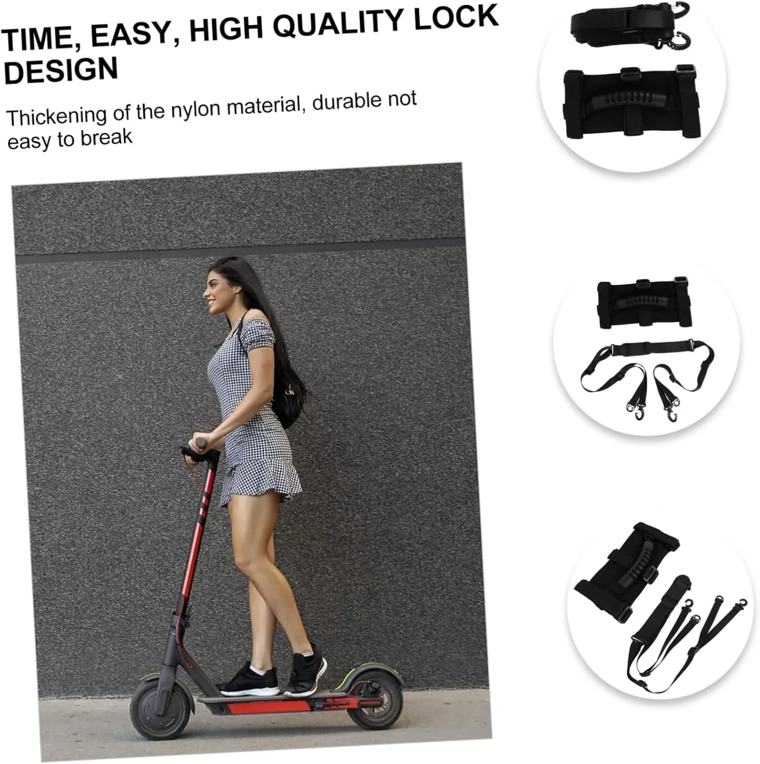 Shoulder Strap for Scooter Scooters Scooter Basket Attachment Straps Handles Grips glare salad submit workplace attentive tuna Scooter Scooter Strap 
