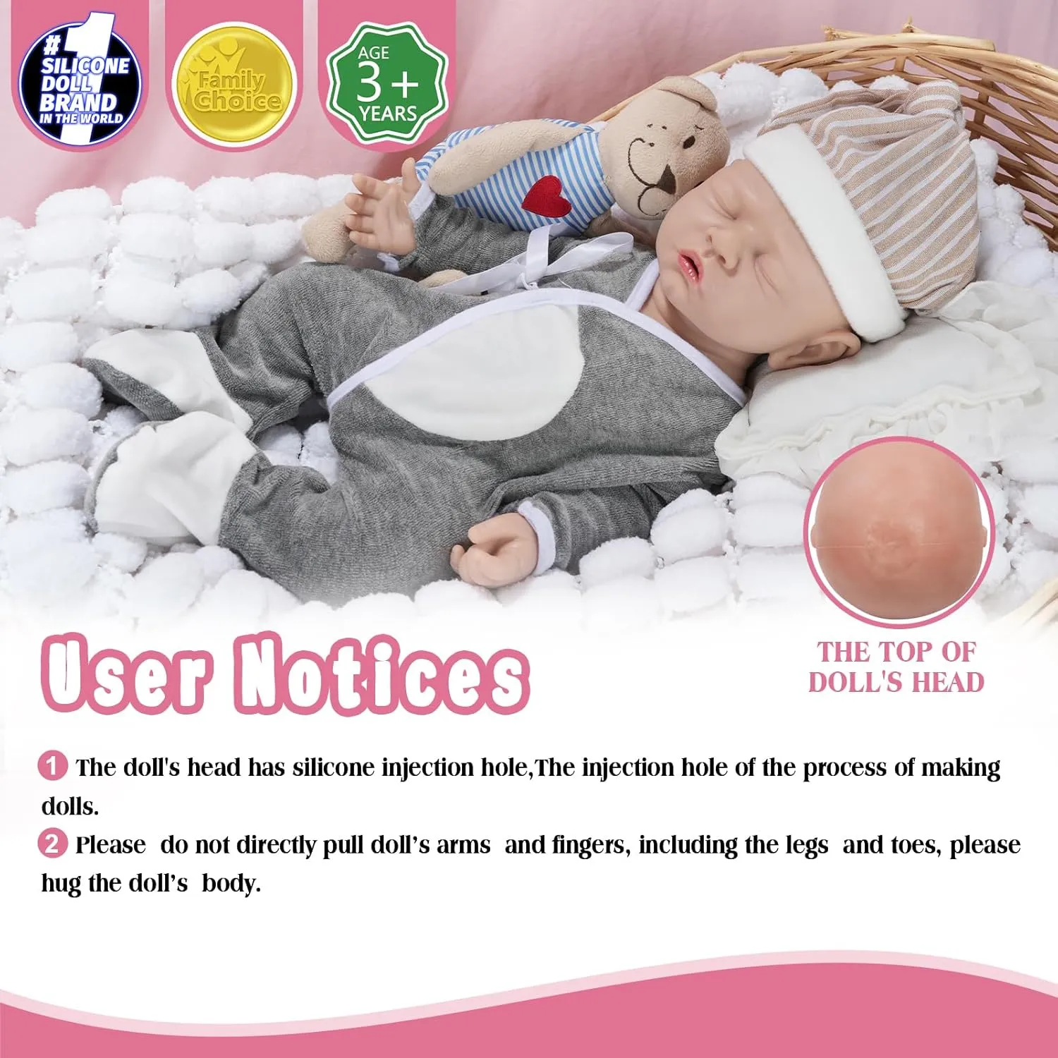 Silicone Baby Doll for Child Birthday Gift - Boy Vollence 12 inch Platinum Silicone Baby Dolls Full Body Silicone Dolls seashore Adorable 