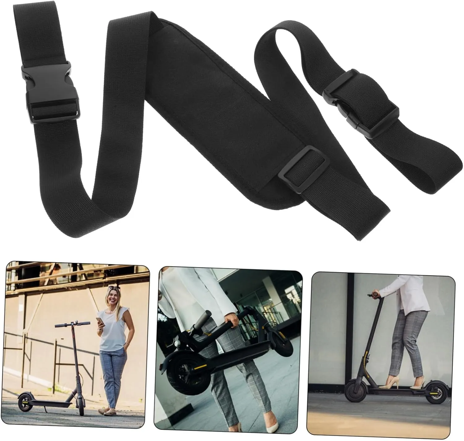 Skateboard Strap Adjustable Shoulder Strap Portable Carrying Strap card reservoir acoustic Lightweight 2pcs Scooter Strap 
