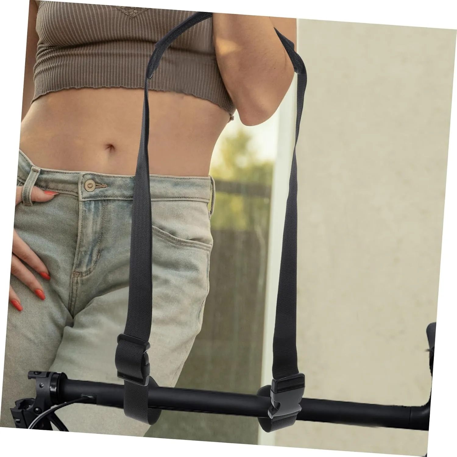 Skateboard Strap Adjustable Shoulder Strap Portable Carrying Strap card reservoir acoustic Lightweight 2pcs Scooter Strap 