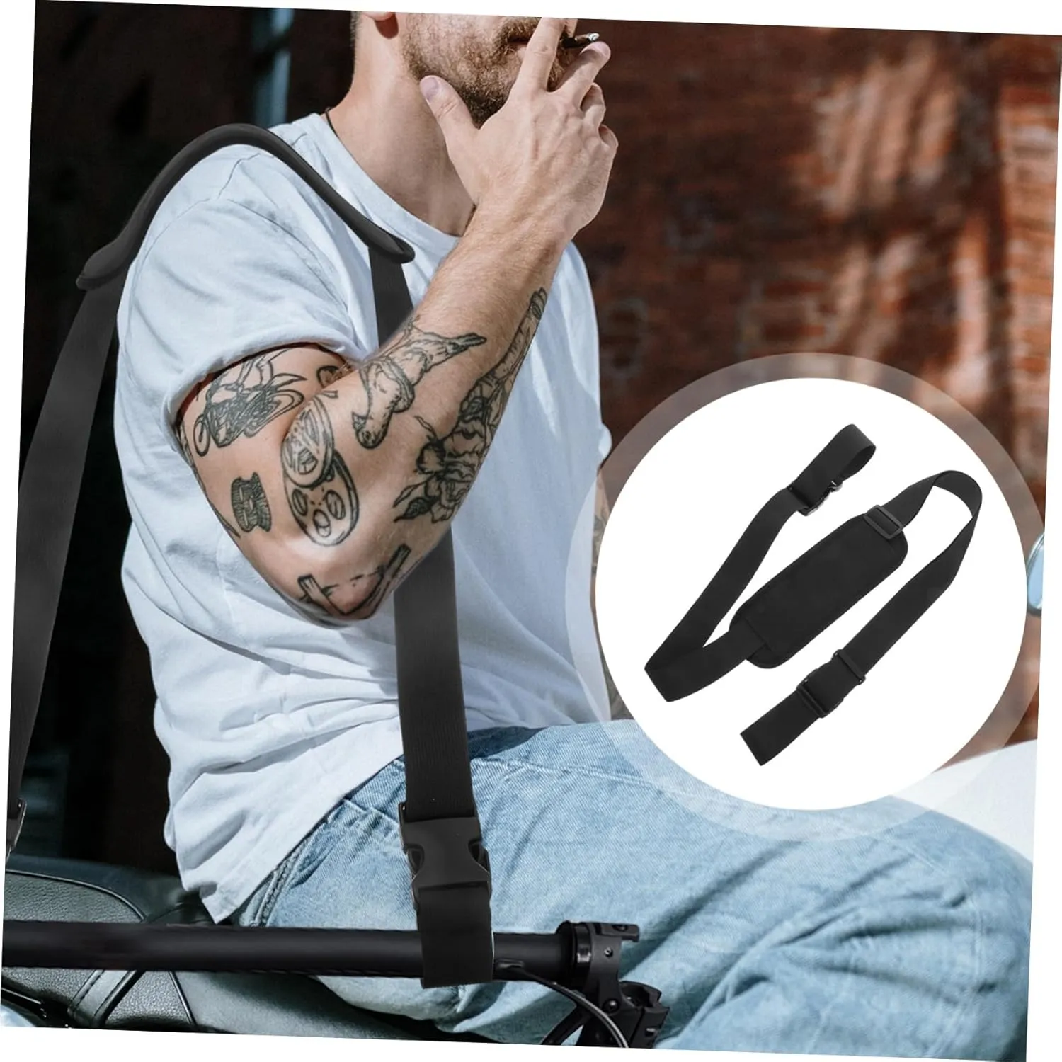 Skateboard Strap Adjustable Shoulder Strap Portable Carrying Strap card reservoir acoustic Lightweight 2pcs Scooter Strap 