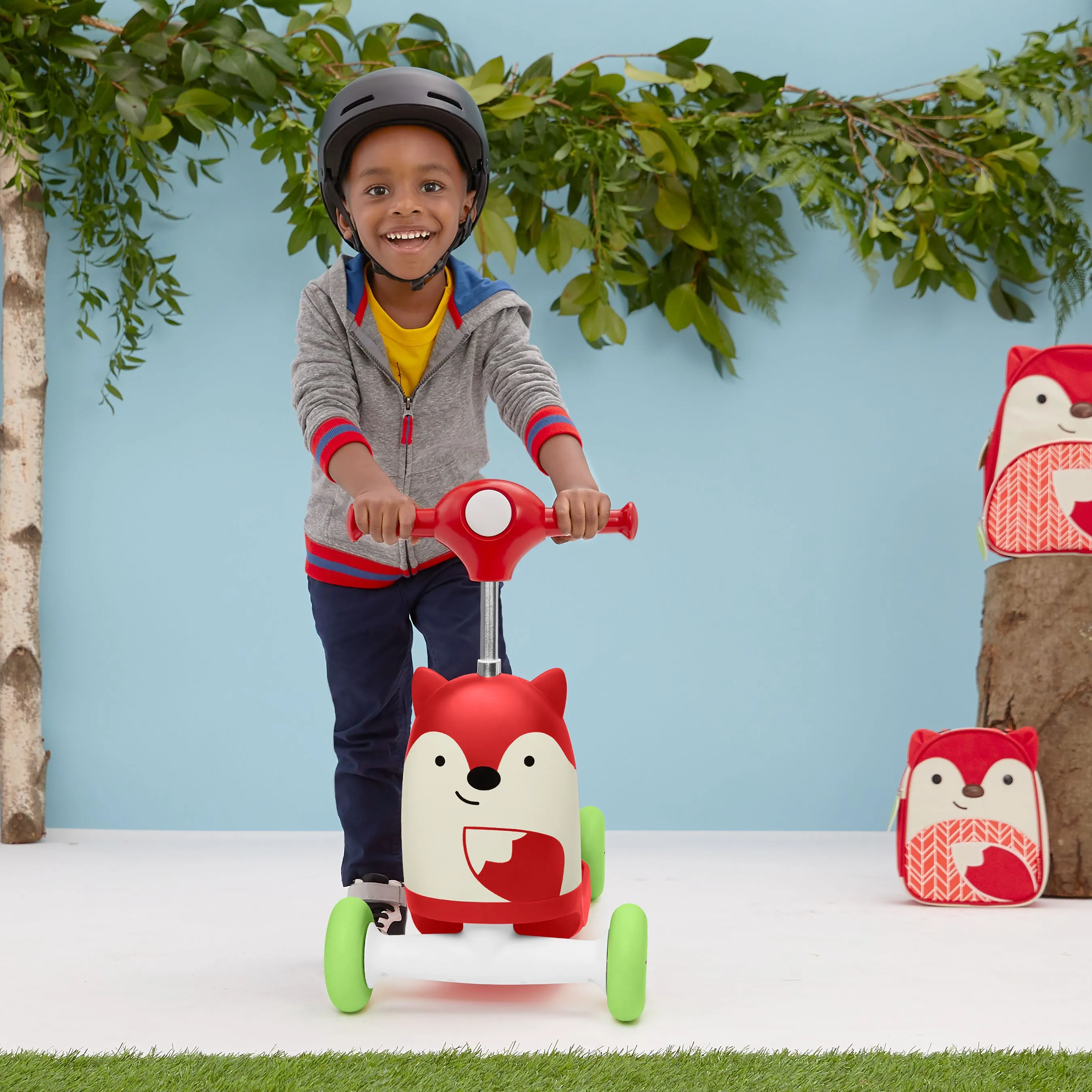 Skip Hop Zoo Ride On 3 in 1 Scooter - Fox