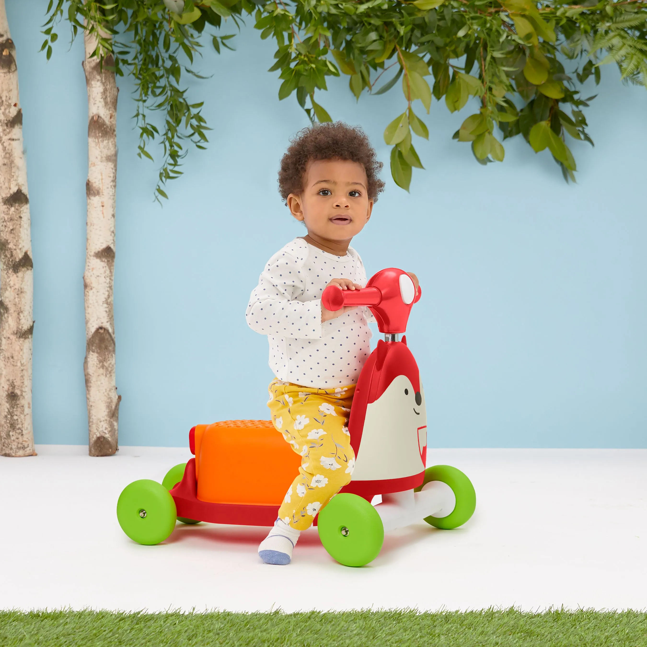 Skip Hop Zoo Ride On 3 in 1 Scooter - Fox