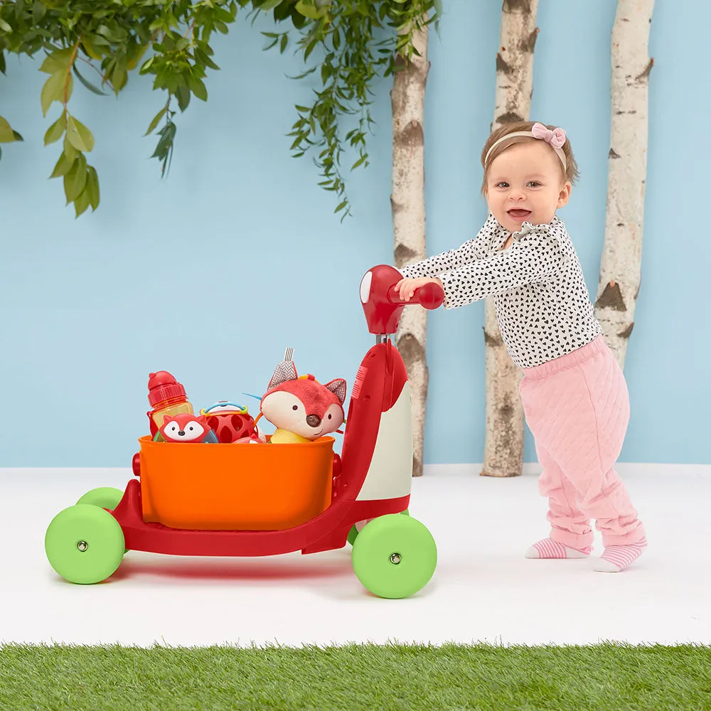 Skip Hop Zoo Ride On 3 in 1 Scooter - Fox