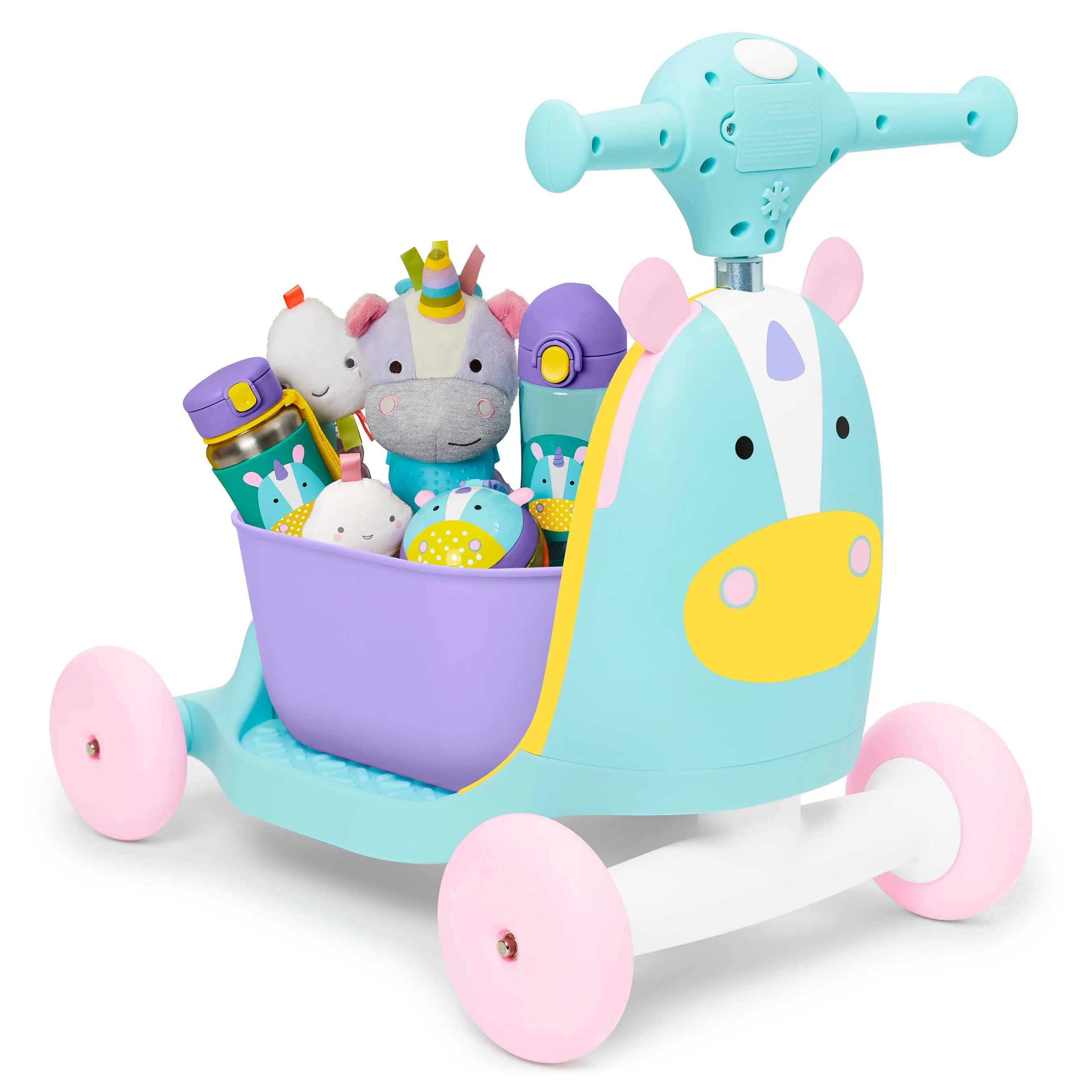Skip Hop Zoo Ride On 3 in 1 Scooter - Unicorn