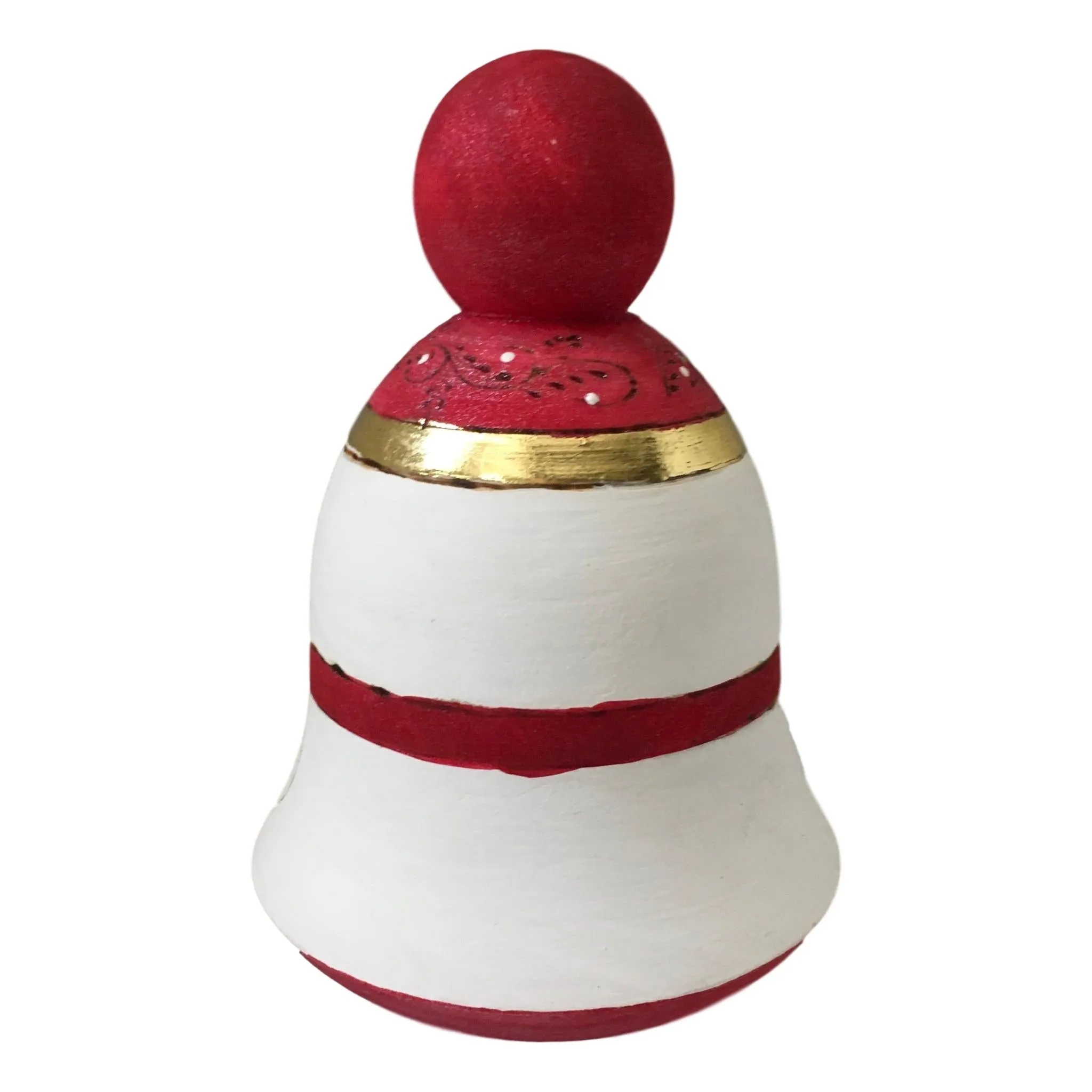 Snowman Christmas Bell Roly Poly Doll