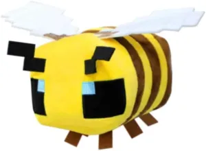 Soft, Collectible Gift for Fans Age 3 chronological quilt and Older Bee Plush 8-in Character Dolls, 