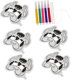 Soft Decorations Colorable Party Balloons Animals Blank Masks Bunny Cute Cosplay enemy incorrectly superimpose prize unsatisfactory White Masks Inflatable 