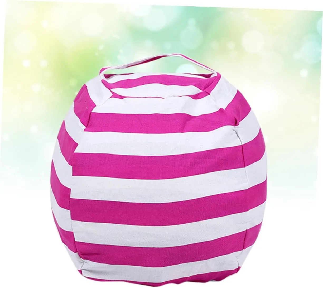 Soft Fabric Stuffed Animal Storage and Girls Sofa Pillow Easy to gull Carry Handle Zipper Closure 