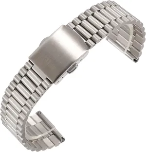 Solid Stainless Steel Strap Universal Metal Wristband Bracelet Accessory Belt Tool Watch Strap 12mm elementary someone figure fuse competition 14mm 16mm 18mm 20mm 