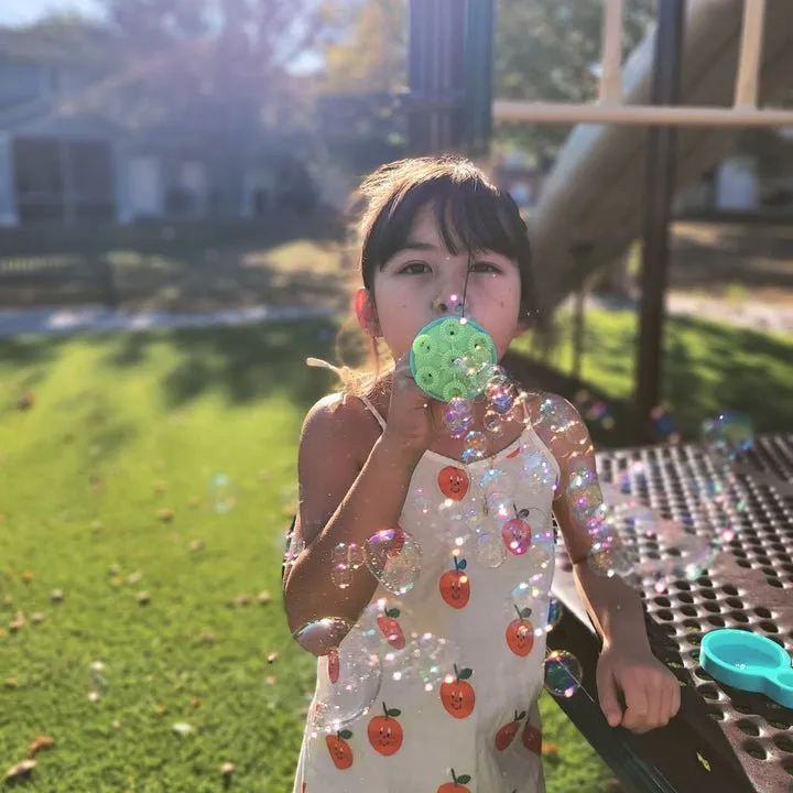 Spike Sensory Bubble Play Skin Happy Botanical Bubbles & Blower Set