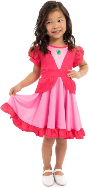 spinet Washable Child Pretend Play Party Dress Little Adventures Kingdom Princess Twirl Dress Up Costume - Machine 