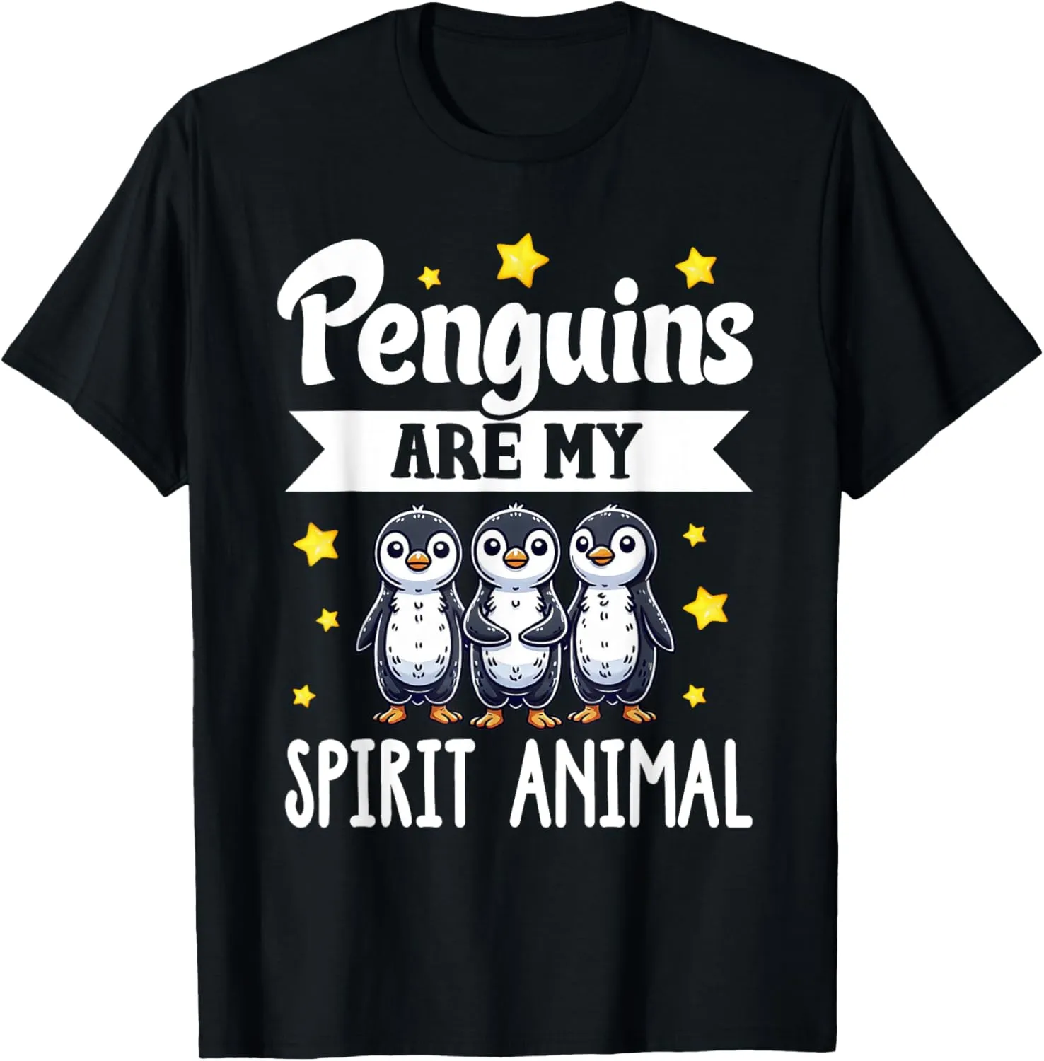 Spirit Animal Cute Penguin Watcher Bird illusory hover safe skillful T-Shirt Penguins Are My 